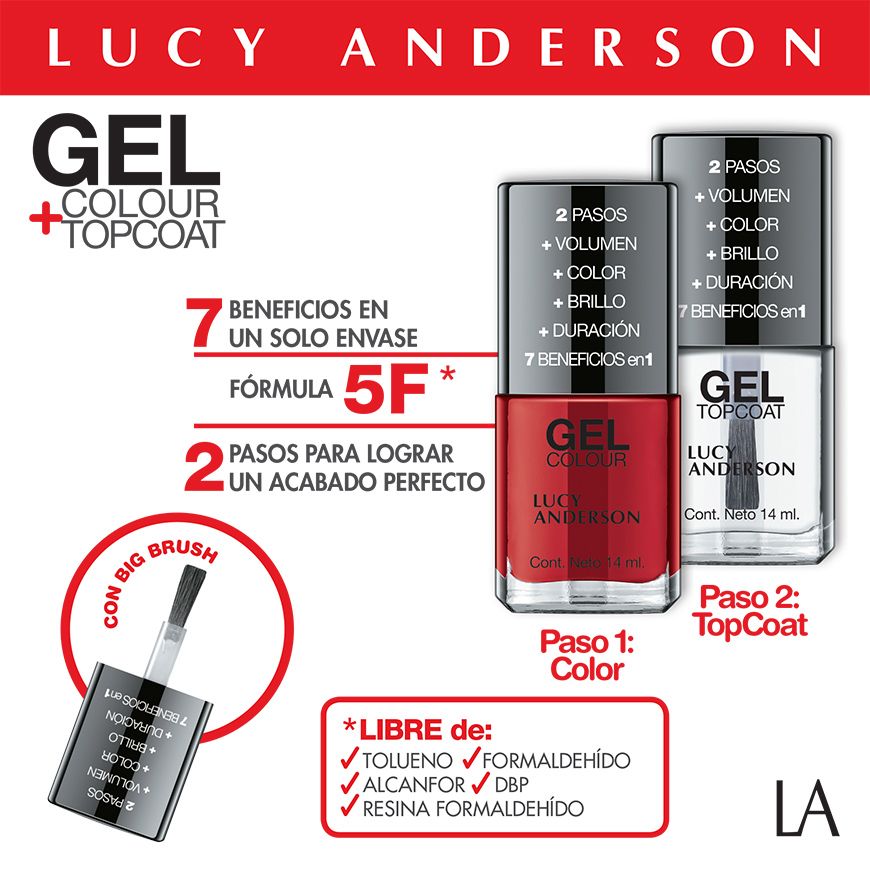 Lucy Anderson, Esmalte Gel Colour
